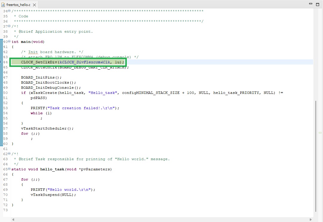 Veda917 - NXP - 018 - Debugging application break on first line.jpg